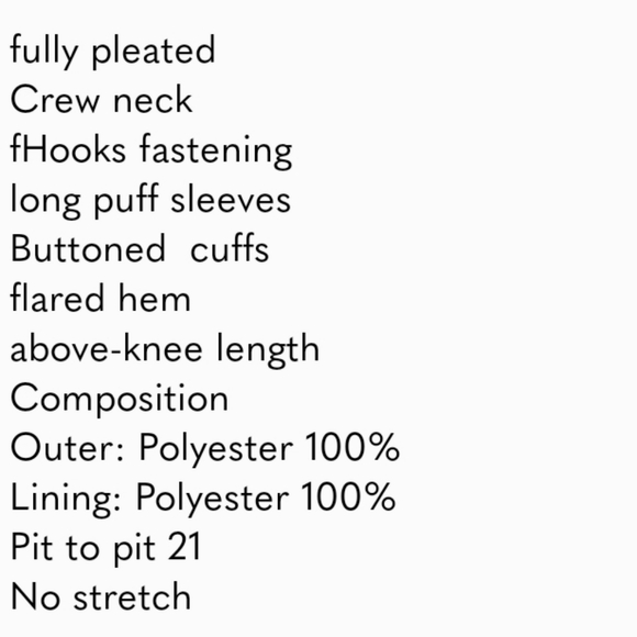 MOGG BLACK CREPE LATCH HOOK  MINI PLEATED FLAIR DRESS NWOT SIZE M/L - Picture 5 of 6